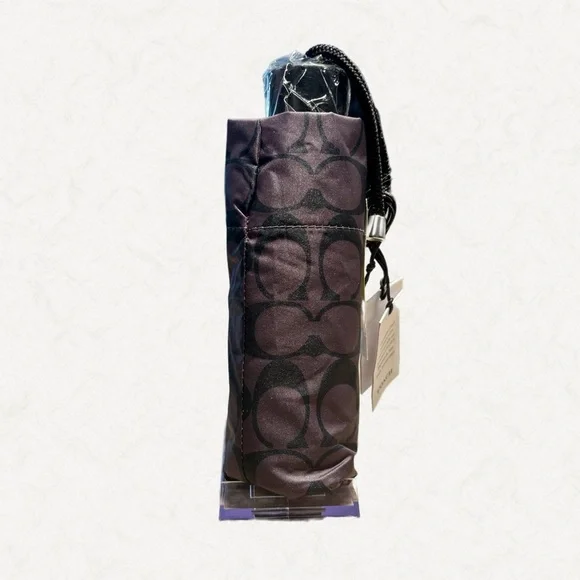 Coach UV Protection Signature Mini Umbrella, style number C4322.